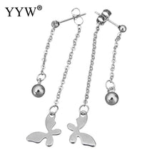 YYW New Jewelry Lover Mom Birthday Gifts Long Chain Stainless Steel Split E