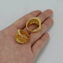 Anniyo Charm Gold Color Ring for Women/Girl,Ethiopian Bride Jewelry/Africa/