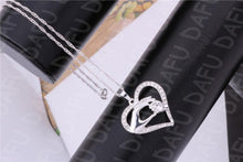 Mom Necklace Mother Love Baby Child Heart Pendant Mothers Day Necklace Chea