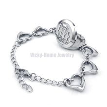 Round Mama Mom (25mm) with heart Circle Band Aromatherapy / Essential Oils