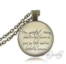 Silver Plated Chain Father of The Bride Wedding Necklace Quote Jewelry Glas