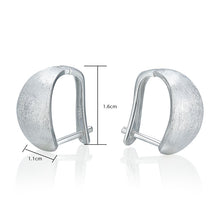 Classical Style 925 Silver Earrings for Women Elegant Silver Small Hoop Ear