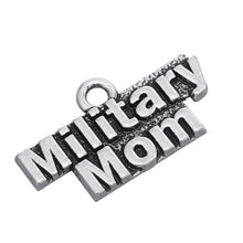 my shape 20Pcs Metal Word Military Mom Charms Jewelry For Women-in Charms f