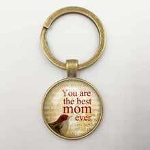 necklace You are the best mom ever Necklace with Bird Best Mother Gift pend