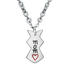 3PCs Love Heart Big Mom Lil Sis Sister Mother Family Gifts Stainless Steel