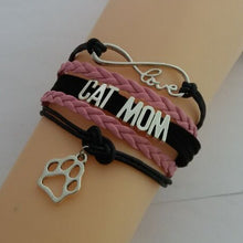 drop shipping Infinity Love Cat Mom Bracelet  Personalized Animal Puppy Bra