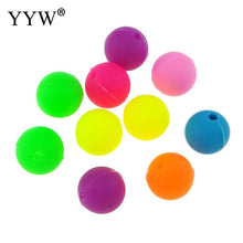 YYW 100PCs 10mm Round Silicone Beads Mom Gifts DIY Necklaces Safe Food Grad