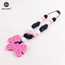 Let's Make Silicone teething necklace Nursing Necklace   beads for mom to w