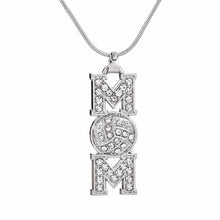 Skyrim Rhinestone Volleyball MOM Metal Pendant Necklace 18" Snake Chain Spo