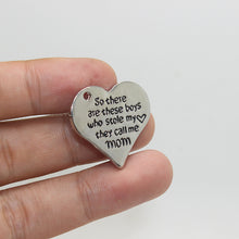 8pcs/ Heart charm Alloy plating white k 25mm So there are these boys who st