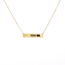 Fashion Mama Bear maxi necklace women jewelry Bar Necklace animal jewelry F