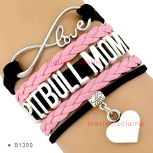 (10 PCS/lot) High Quality Infinity Love Mom Baby Feet Heart Charm Multilaye