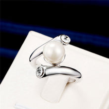 2017 pearl style imitation mother's day ring classic love mom fancy fashion