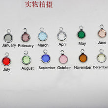 New White Gold Plating Bangles Anklet Custom Names & Birthstone Gift for Mo