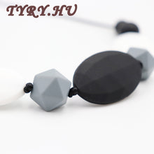 TYRY.HU FDA Approved Silicone Chew Teething Necklace for Mom Dad Teethers B