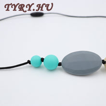 TYRY.HU Silicone Teething Nursing Breastfeeding Necklace Chewable Jewelry f