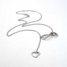 APL Fashion Heart Pendant Infinity Necklace Pendant For Mom Sister,Stainles