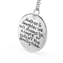 Silver Plated Mother Daughter Necklace Heart Love Mom Necklaces & Pendants