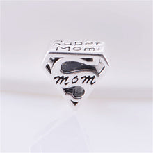 Pandulaso Supper Mom Vintage Heart Beads Fit  Charms Silver 925 Original Br