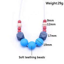 MHS.SUN Baby and Mom beads Necklace Food Grade Silicone Necklace infant tee