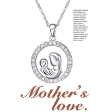 AZIZ BEKKAOUI 100% Real Pure 925 Sterling Silver Pendant Mother hold Baby P