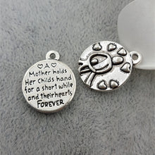 High Quality 20 Pieces/Lot Diameter 17mm Antique Silver Plated Round Disc M