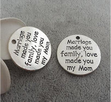 High Quality 20 Pieces/Lot Diameter 25mm Fine Letter Printed Love Made You