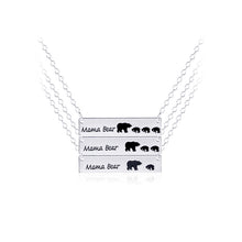 New ideas mommy mom nana Fashion  necklace Mom gift Mama Bear alloy Animal