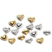 20pcs/lot Free Shipping Gold Charms Mix Sister Mom Dad Brother Family Charm