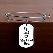 Fashion Love Bangle Pet Rescue Bracelet Love Heart Family Fathers Mothers G