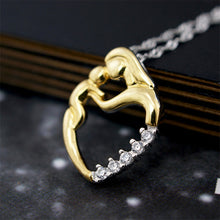 AZIZ BEKKAOUI 100% Real Pure Sterling Silver Pendant Mother kiss Child Pend