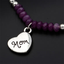 2016 New Arrival Fashion Handmade Beads Love Heart Mom Bracelet Charm Pulse
