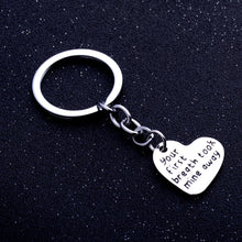 Silver You First Breath Took Mine Away Keyring For Mothers Gifts Bithday Mo