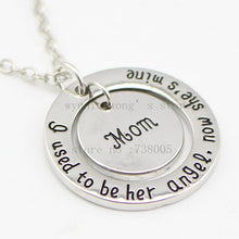 2017 new Father's day Mother Day's Jewelry"I used to be his/her Angel"neckl