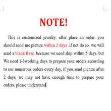 Personalized Photo Pendants Custom Glass Cabochon Necklace Photo of Your Ba