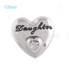 10pcs/lot Newest mini snap button snap jewelry 12mm mom sister small snap b