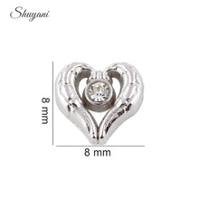 20pcs/lot Newest Silver Floating Locket Charms Mom and Baby Love Heart Char