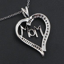 HeeZen Plated Silver Cute Romantic Heart Shaped Necklaces & Pendants Long C