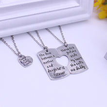 Newest Fashion Family Series Necklace Keychain Daddy Mommy Gift DAD MOM MAM