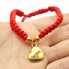 I Love You Mom Red Thread Jewelry Bracelets Lucky Jewelry For Mun Charm Bra
