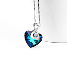 YFN Geniuses 925 Sterling Silver Austrian Crystal Love Heart  with Infinity