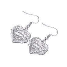 Lemegeton New Fashion Crystal Heart My Girl Mom Niece Word Heart Dangle Dro