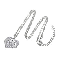 my shape 2017 Fashion Pink Mom Crystal Heart Necklace&Pendants Big Litter S