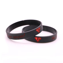 LUKENI Hot Sale Fashion I AM A DAD/MOM Silicone Wristband Black Silicone Ru