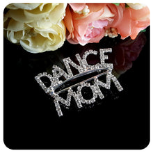 Austrian Rhinestone Brooch "DANCE MOM" Pin as The Unique Gift to Mother-in