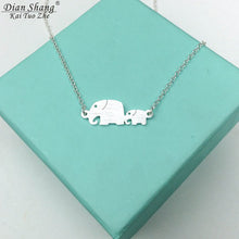 Mom And Baby Elephant Necklaces Pendants Women Fashion Jewelry 2017 Collier