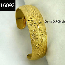 Anniyo ONLY ONE PIECE / Africa Bangles for Women Gold Color Dubai Jewelry E