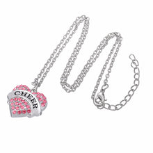 Lemegeton  Rhinestone Pendant necklaces  CHEER & CHEER MOM  SISTER Necklace