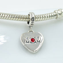 Fits Pandora Charms 925 Sterling Silver Mothers Day Mom Love Pendant DIY Je