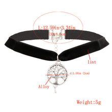 New Arrival Unique Vintage Mom Tree Choker Necklace Fashion Black Velvet Br